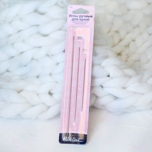 Иглы длинные ручные для  кукол 174-80 мм