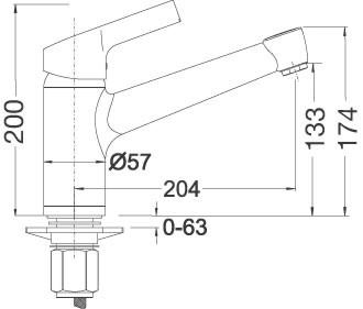 Смеситель Blanco Elipso-II 514900 ФОТО