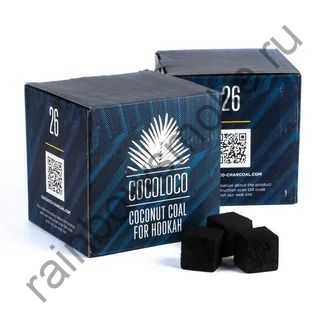 Уголь кокосовый для кальяна Cocoloco 26мм (1кг)