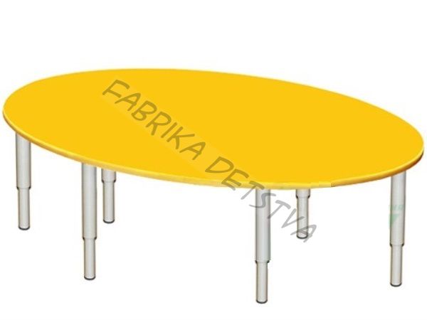 СТОЛ ЛДСП РЕГУЛИРУЕМЫЙ 12 (1700 Х1150) Овал