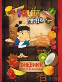 Дневник для старших классов Action! FRUIT NINJA линейка FN-DU-2