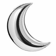 Шар "Полумесяц" серебро