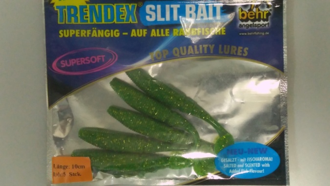 Силиконовая приманка Behr Trendex Slit Bait 10 см 5 шт 6150391