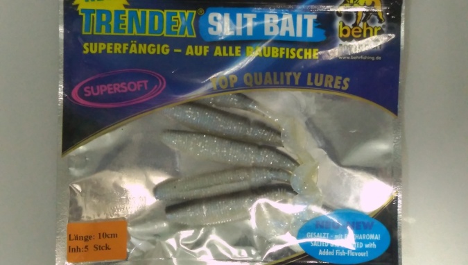 Силиконовая приманка Behr Trendex Slit Bait 10 см 5 шт 6150394