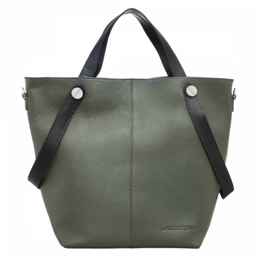 Женская кожаная сумка Lakestone Bagnell Green