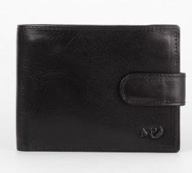 Портмоне из итальянской кожи с отделением на молнии и RFID защитой MP-TAGUS B120321R Preto