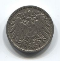 5 пфеннигов 1913 года Германия