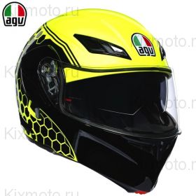 Шлем AGV Compact ST Detroit, Неоновый жёлтый