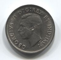 5 центов 1941 года Канада