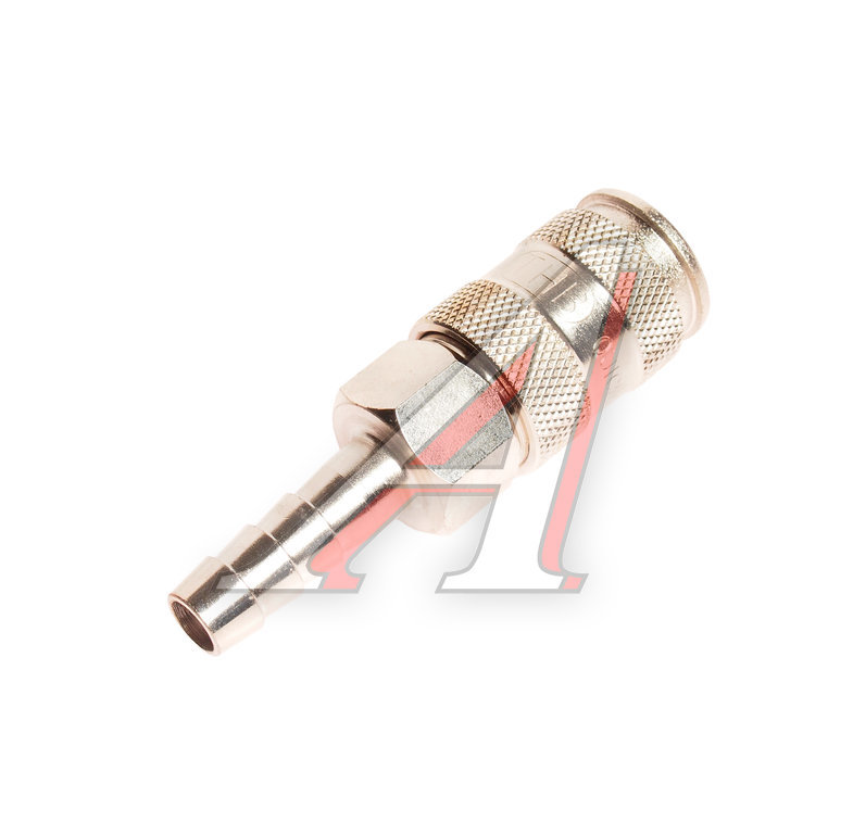 Переходник для компрессора 3/8" 10.9мм быстросъемный с клапаном "елочка" JTC