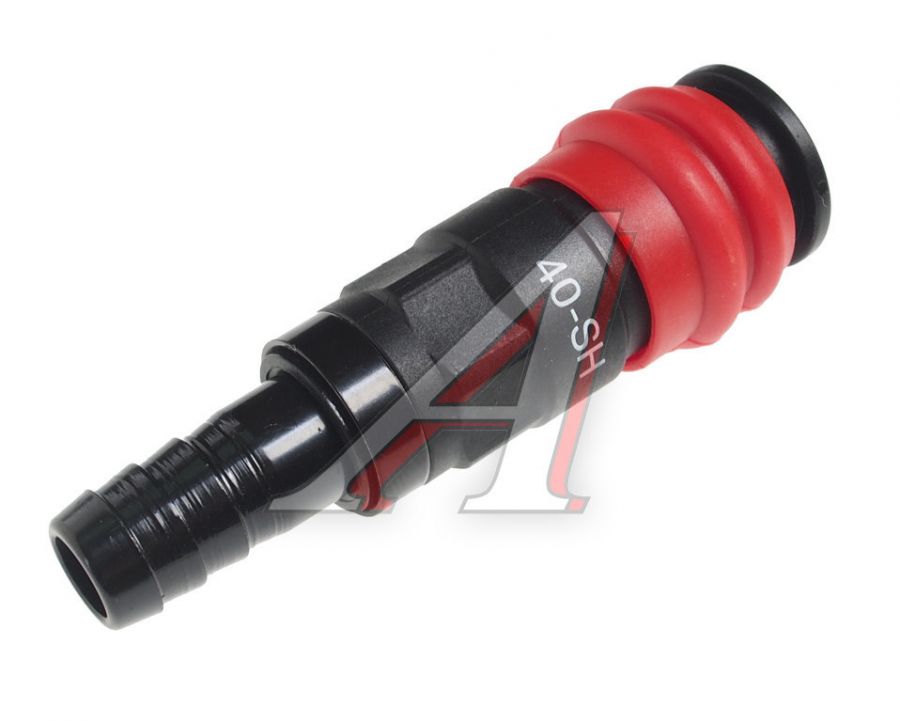 Переходник для компрессора 1/2" 13.9мм быстросъемный композитный с клапаном "елочка" JTC