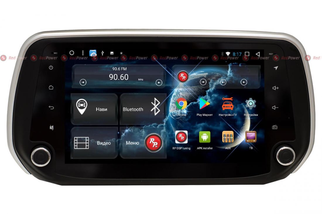 RedPower 51410 IPS DSP ANDROID 8+ Магнитола для Hyundai Santa Fe 2018+