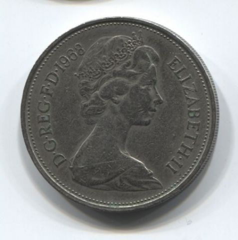10 пенсов 1968 года Великобритания
