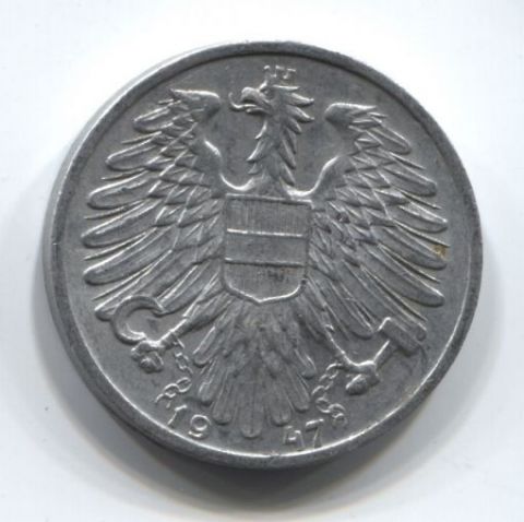 1 шиллинг 1947 года Австрия