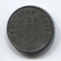 10 пфеннигов 1940 года Германия A