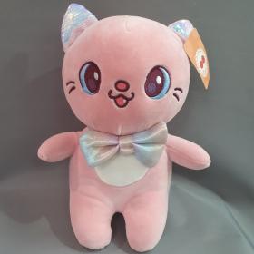 Кошечка розовая