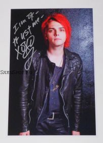 Автограф: Джерард Уэй. My Chemical Romance