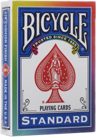 Игральные карты Bicycle Standart (разноцветная рубашка)