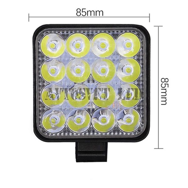 Фара светодиодная mini AS16M-48W FLOOD ближний свет