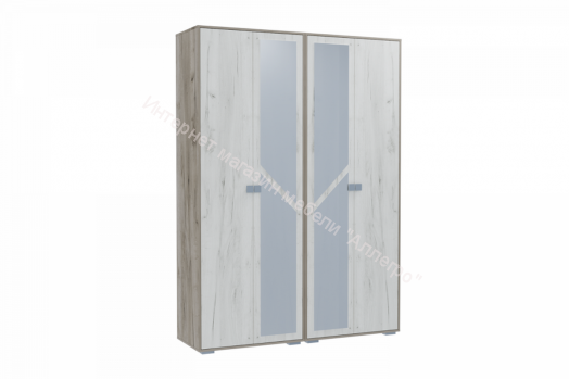 Шкаф "Ольга 17" 4-х створчатый для одежды и белья