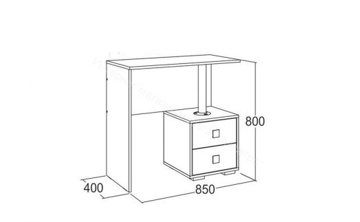 Туалетный столик "Ольга 17"