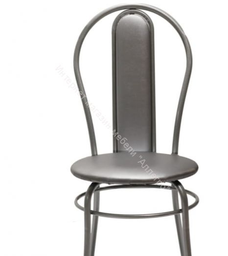 Кухонный стул "Элегия мягкий" металлик/серебристый металлик