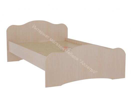 Кровать "Фант 5" с 2-мя фигурными спинками