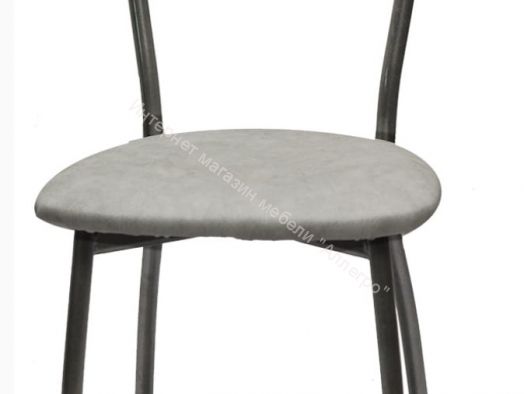 Кухонный стул "Сильвия" белый мрамор/серебристый металлик