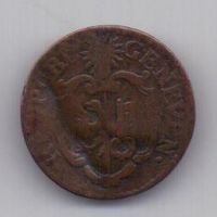 9 денье 1775 года Женева Швейцария