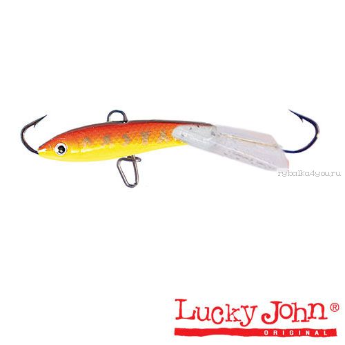 Балансир Lucky John Fin 4 + тройник / 42 мм / 11 гр  / цвет: 42