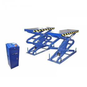 Подъемник ножничный короткий KraftWell KRW3.2U_blue г/п 3200 кг. заглубляемый