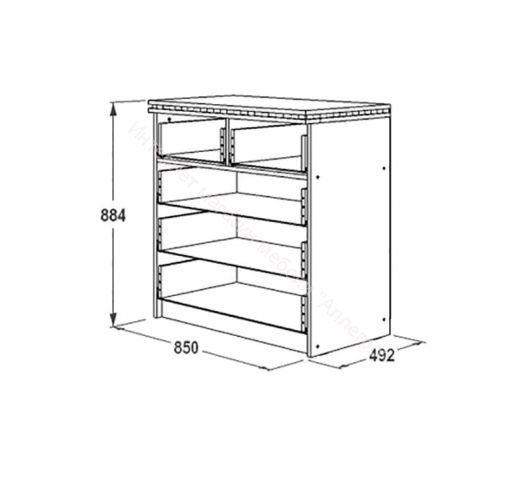 Комод 1 "Ольга 13"