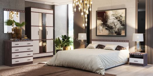 Шкаф "Ольга 13" 4-х дверный для одежды и белья