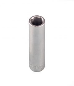 1/4"DR. Головка торцевая глубокая (Superlock) 8 мм