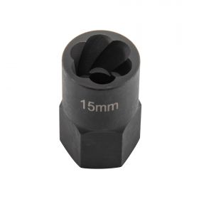 1/2" спиральная торцевая головка (экстрктор), HEX - 15 мм