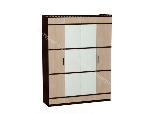 Шкаф "Ольга 13" 4-х дверный для одежды и белья