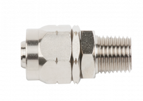 Переходник 1/4 NPT резьба +3/8 для шланга 10/14 мм