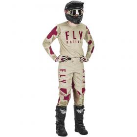 Fly Racing Kinetic K221 Stone/Berry комплект джерси и штаны