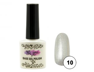 ГЕЛЬ-ЛАК FOR YOU WHITE PEARL EFFECT № 10
