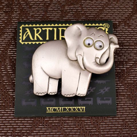 Брошь "Забавный слоник" (JJ США)