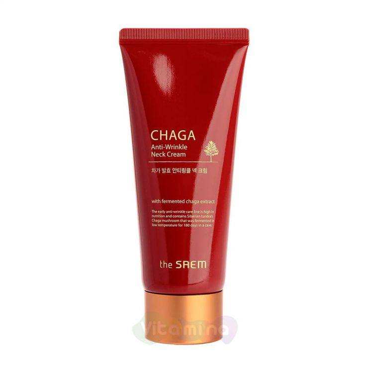 The Saem Крем для шеи антивозрастной Chaga Anti-wrinkle Neck Cream, 100 мл