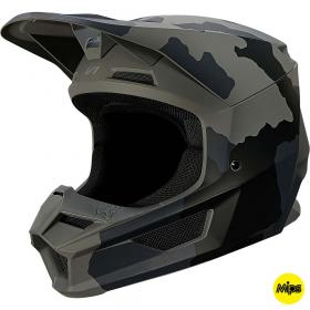 Fox V1 Trev Black Camo MIPS шлем внедорожный