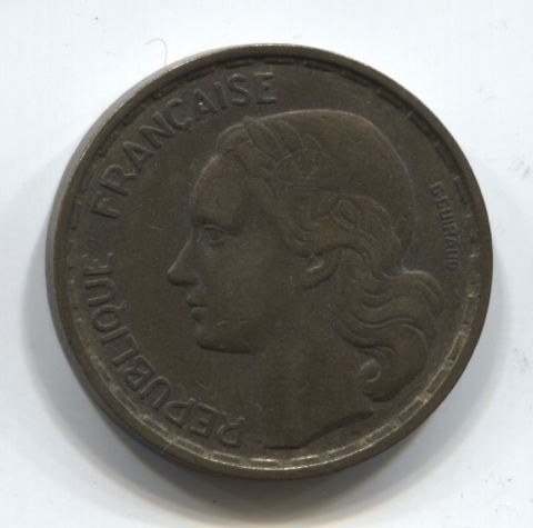 50 франков 1951 B Франция