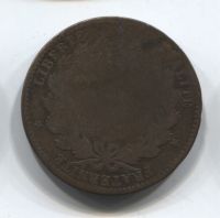 5 сантимов 1880 Франция VF-