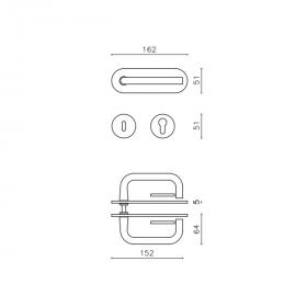 Ручка Olivari Chiara M125P