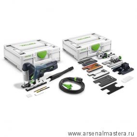 Маятниковый лобзик FESTOOL CARVEX PS 420 EBQ-Set ПЛЮС систейнер с оснасткой 576176