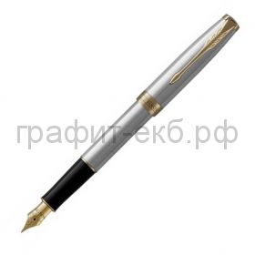 Ручка перьевая Parker Sonnet Core Stainless Steel GT сталь/позолота F527 1931504