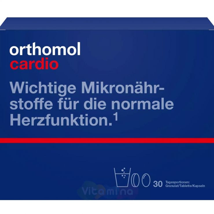 Ортомол Кардио Нормализация давления, работы сердечной мышцы и сосудов