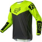 Fox 2021 180 Revn Fluo Yellow джерси для мотокросса