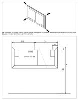 Зеркало с подсветкой Antonio Lupi Apice Apice50W схема 1